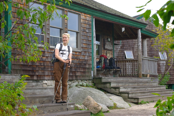 At Zealand Falls Hut