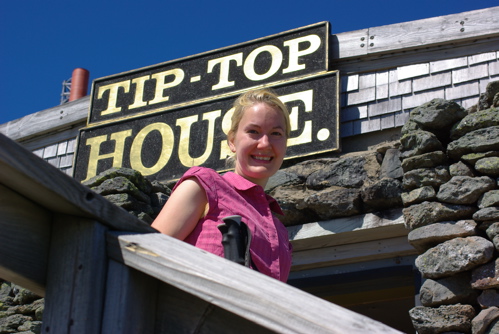 At the Tip-Top House on Mount Washington