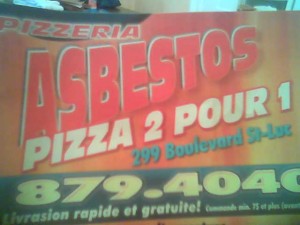 Absestos Pizza