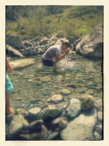 Dunking myself in freezing water to win a 10-euro bet